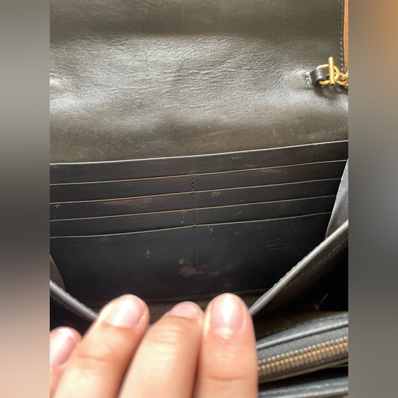 Authentic Gucci Marmont GG Chevron Quilted Leather Black Bag - Picture 10 of 16